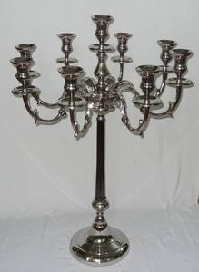 Candelabro de Aluminio Antiguo en Relieve de Primera Calidad, Diseño Moderno y Lujoso, Centro de Mesa para Decoración de Bodas - Product Image 6