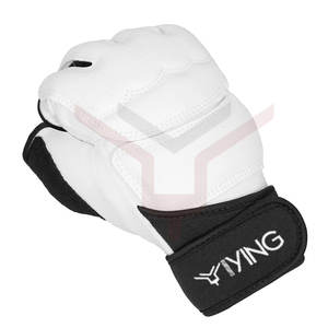 Guantes de Grappling de Cuero YING ENTERPRISES YE-3605, Más Vendidos, con Cordones en la Muñeca, Elásticos e Impermeables para Entrenamiento - OEM Personalizado - Product Image 5