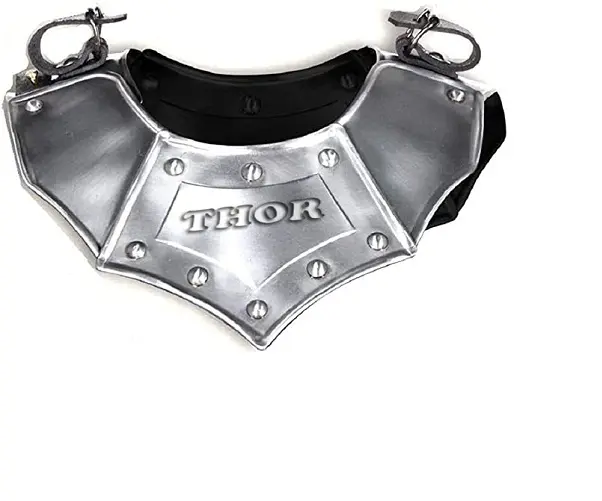 Steel Mina Gorget Medieval Armour Cosplay Renaissance Standing Collar Gorget silver Polished