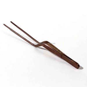 Pinzas y pinzas de acero inoxidable de alta resistencia con puntas dentadas para cocinar artesanía cirugía mariscos-Herramienta de metal duradera - Product Image 1