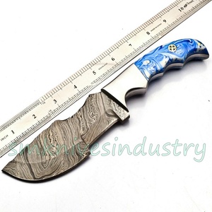 Chasse à La main Tracker Couteau de Camping En Plein Air Tracker BLEU FEUILLE de RÉSINE Poignée Belle Tracker (smk1704) - Product Image 5