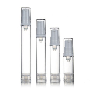 <span class=keywords><strong>5Ml</strong></span> <span class=keywords><strong>10Ml</strong></span> 12Ml 15Ml Làm Nguyên Liệu Rõ Ràng Lotion Bơm Phun Không Có Không Khí Chai - Product Image 1