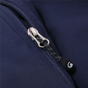 Revêtement polaire écologique à capuche, nouveau, OEM/ODM, couleur bleu, imperméable, coupe-vent pour vêtements d'extérieur, manteau d'hiver, veste en coque dure - Product Image 4