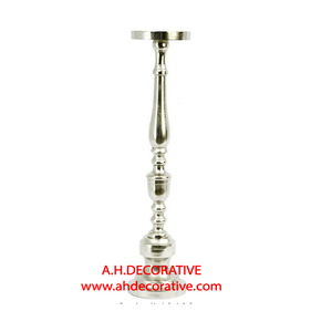 Candelero hecho a mano de nuevo diseño de gran venta, artesanía de Metal niquelado plateado para decoración del hogar - Product Image 6