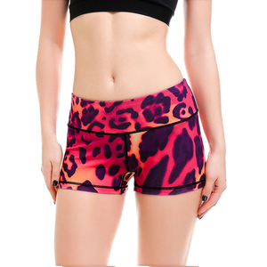 Hot Yoga Workout <b>Shorts</b> Breathable Printed Gym Fitness Athletic Running <b>Shorts</b> with Elastic High Waist Plus Size Casual Style - Product Image 1