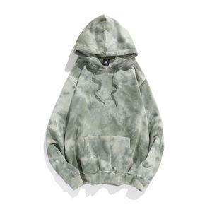 Meilleur prix personnalisé sweat à capuche tie dye pour hommes sweat à manches longues pour entraînement de gymnastique 100% coton pour la saison d'automne - Product Image 1