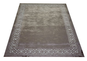 Tapis en Tencel de luxe tuftés à la main Ensembles de poils en boucle à haute pile personnalisés Support en latex de style moderne fabriqué en Inde de haute qualité - Product Image 3