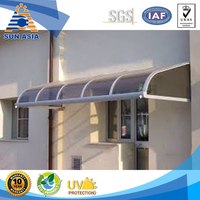 Panneaux en polycarbonate (PC) certifiés ISO pour l'extérieur, couleur personnalisée, SUN ASIA, structure plate solide à double paroi, résistant à la chaleur et aux UV