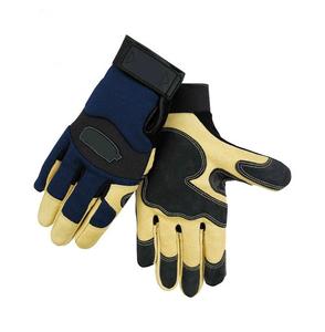 Gants de sécurité en cuir industriels pour la protection au travail, imperméables et résistants à la chaleur, avec fonction tactile - Product Image 3