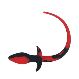 سدادة مؤخرة سيليكون g-spot سدادة مؤخرة الكبار ألعاب جنسية للرجال والنساء حبات سحب دفع ذيل الكلب سدادة شرجية - Product Image 5