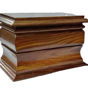Urna de cremación de madera Premium hecha a mano para adultos, hermosa caja de recuerdo funerario conmemorativo para cenizas, urna de cremación de madera Premium - Product Image 1