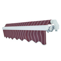 Auvent de voiture rétractable robuste, auvents extérieurs sur mesure et remplacement de tissus, store automatique/manuel pour la maison