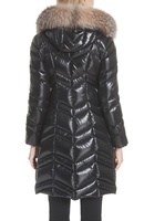 Veste matelassée chaude et brillante pour femme, style décontracté, imperméable, respirante, à capuche, pour l'hiver, service OEM