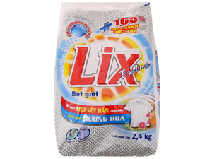 Lix Premium Eco-Friendly Disposable Bleach <b>Detergent</b> Powder Optional Lemon Fragrance for Apparel Cleaning Automatic Machine - Product Image 6