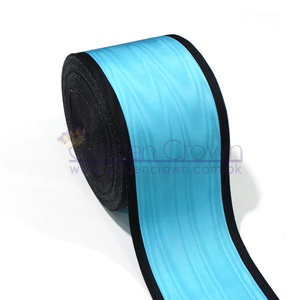 Maçonnique Moire Ruban Noir Bleu Ciel Personnalisé Maçonnique Regalia Solide Jacquard Tissé Polyester Dentelle Personnalisable Maçonnique Regalia - Product Image 1