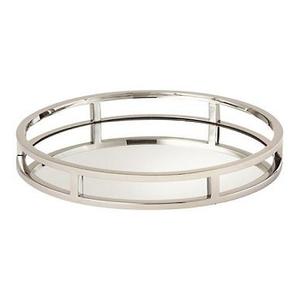 Decorative <b>Mirror</b> Tray <b>Gold</b> Plated <b>Round</b> Serving Trays High Quality Excellent Bar Trays Multifunction Design - Product Image 4