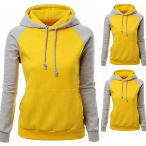Sudaderas con capucha cortas personalizadas para mujer, estilo OEM nuevo, 100% algodón, sudaderas económicas. - Product Image 4