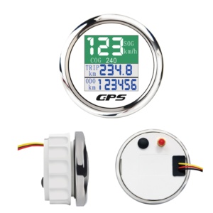 Affichage numérique TFT-LCD blanc de 52 mm multifonction avec capteur GPS, compteur de vitesse - Product Image 4