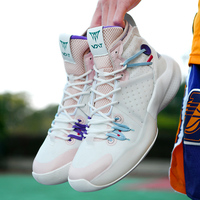 Chaussures de Basketball pour Homme de Haute Qualité, Semelle Robuste, Design Tendance Montant, Idéales pour l'Extérieur