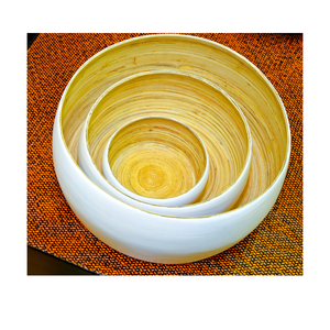 Cuencos de bambú hechos a mano para Chef, comida asiática saludable - Product Image 6