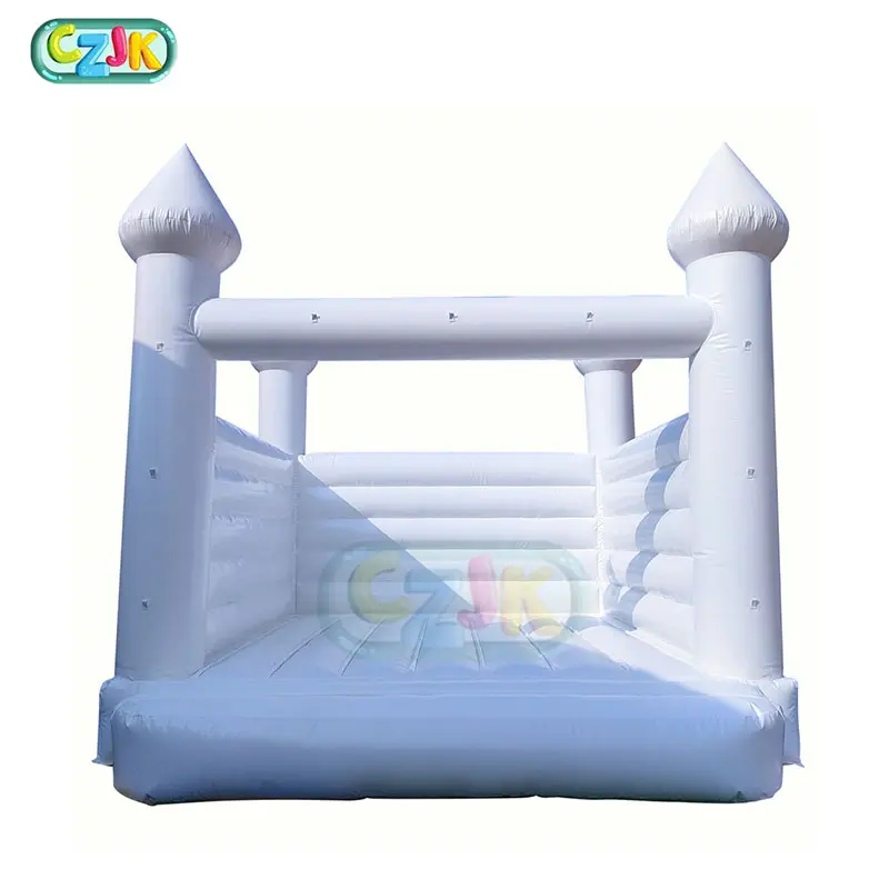 Inflatable Bouncer White Wedding Bouncy Jumping Castle Bounce House