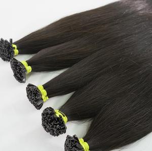 Venta al por mayor de alta calidad cutícula alineada pelo mejor pre v tip extensiones de cabello humano de vietnam - Product Image 2