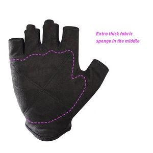 Nueva moda elegante 3D impreso deporte entrenamiento Fitness gimnasio guantes de levantamiento de pesas - Product Image 3