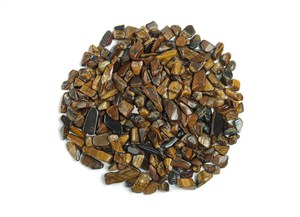 Chips de ojo de tigre natural, piedra de cristal curativa colorida, Ágata Alfazal para decoración de habitación de oficina o recuerdo en estilo de amor - Product Image 4