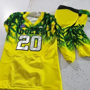 New Design 2021 Season Cheap Price Sublimated Tackle Twill American Football Uniform