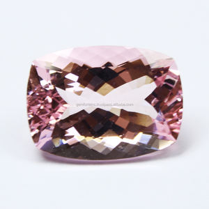 มอร์กาไนต์สีชมพูขนาดใหญ่เบาะสี่เหลี่ยมทรงผสมเครื่องประดับคุณภาพสูงทำด้วยมือขายส่งอัญมณีหลวมธรรมชาติ - Product Image 4