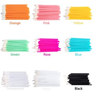 Aplicadores desechables sin pelusa para labios, probadores <span class=keywords><strong>de</strong></span> pintalabios, aplicadores <span class=keywords><strong>de</strong></span> varitas para <span class=keywords><strong>maquillaje</strong></span>, cepillos para labios, cepillo <span class=keywords><strong>de</strong></span> pegamento para extensión <span class=keywords><strong>de</strong></span> pestañas - Product Image 1