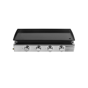 2500W Gaz <span class=keywords><strong>Plancha</strong></span> Made in China Plaque Chauffante Épaisseur Restaurant 4 Brûleur Comptoir Plaque Chauffante - Product Image 1