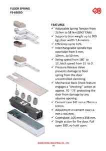 FS-650SD automatic hydraulic floor <b>spring</b> - Product Image 2