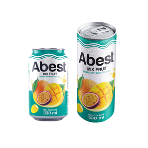 Venta de fábrica 330ml jugo de fruta de lichi enlatado concentrado orgánico con sabor - Product Image 3