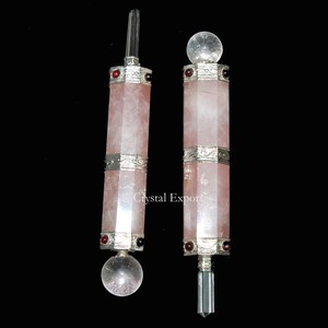 Baguettes de guérison en Quartz Rose, outil d'apprentissage en ligne, vente vaporeuse - Product Image 1