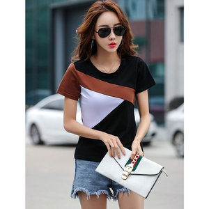 Las mujeres t camisa de las señoras de logotipo de impresión personalizado y en blanco t camisas para mujeres en precio al por mayor - Product Image 5
