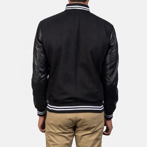 Veste varsity en toile de style preppy décontracté - Séchage rapide pour l'hiver - Product Image 4