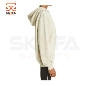 เสื้อฮู้ดแบบสวมศีรษะสำหรับผู้ชายและผู้หญิง,เสื้อวอร์มสำหรับใส่ออกกำลังกายผ้าฝ้ายเฮฟวี่เวทปักโลโก้ได้ตามต้องการ - Product Image 2