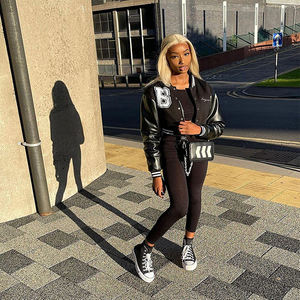 Chaqueta de Punto Transpirable Personalizada para Mujer, Talla Grande, Estilo Casual, con Diseño Único de Bordado de Letras 2026 - Product Image 3