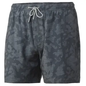 Sports de plein air Hommes de Grande Taille Votre Logo Haute Qualité Bleu Gris Kaki Shorts de Pêche