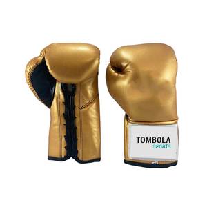 Nouveau design Gym Punching Training Lacets de boxeur professionnel personnalisés Gants de boxe prix usine microfibre pu/cuir d'origine - Product Image 5