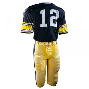 Pakistan Made High Quality <b>Customized</b> Printed Plus Size American Football Jerseys 100% Polyester Breathable Sportswear Sets - Product Image 1