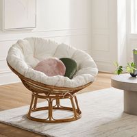 Mobilier en rotin naturel Cadre de chaise Papasan Chaise en rotin double Papasan du Viet Nam + 84947900124