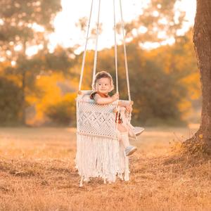 Premium QualityMacrame Baby Swing - Product Image 1