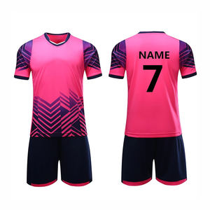 2025 Dernière arrivée de haute qualité nouveau design personnalisé imprimé votre nom d'équipe uniforme de football à bas prix - Product Image 4