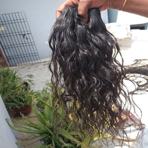 Virgin Human Hair Extensions Wholesale Price 100% Unprocessed Raw Indian Hair Single Donor Virgin Cuticle Aligned Hair Bundles - Product Image 2