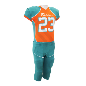 Uniforme y Jersey de Fútbol Americano Personalizados al por Mayor, Material de Spandex/Algodón, Anti-UV y Transpirable, Logotipo y Nombres de Equipos Personalizados - Product Image 6
