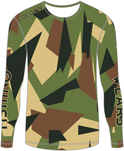 Sudadera de Pesca con Camuflaje Verde y Estampado por Sublimación Personalizado, Camisa de Manga Larga de Alto Rendimiento para Caza, Actividades al Aire Libre y Pesca 2027 - Product Image 5