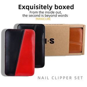 Manicure Tool Kit 2022 Cleaning <b>Nails</b> Customized Leather Packaging Beauty Manicure 12pcs Manicure Pedicure Set <b>Nail</b> Clipper Kit - Product Image 2