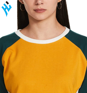 2025 última moda alta calidad liso cuello redondo pulóver 100% algodón suave logotipo personalizado mujer sudadera - Product Image 4